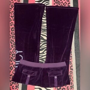 Vintage Juicy Couture track pants low rise